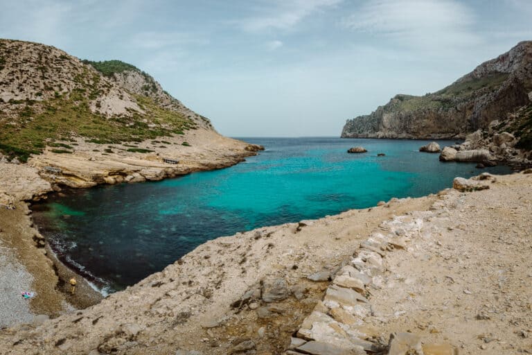 Cala Figuera in Formentor cap in Mallorca