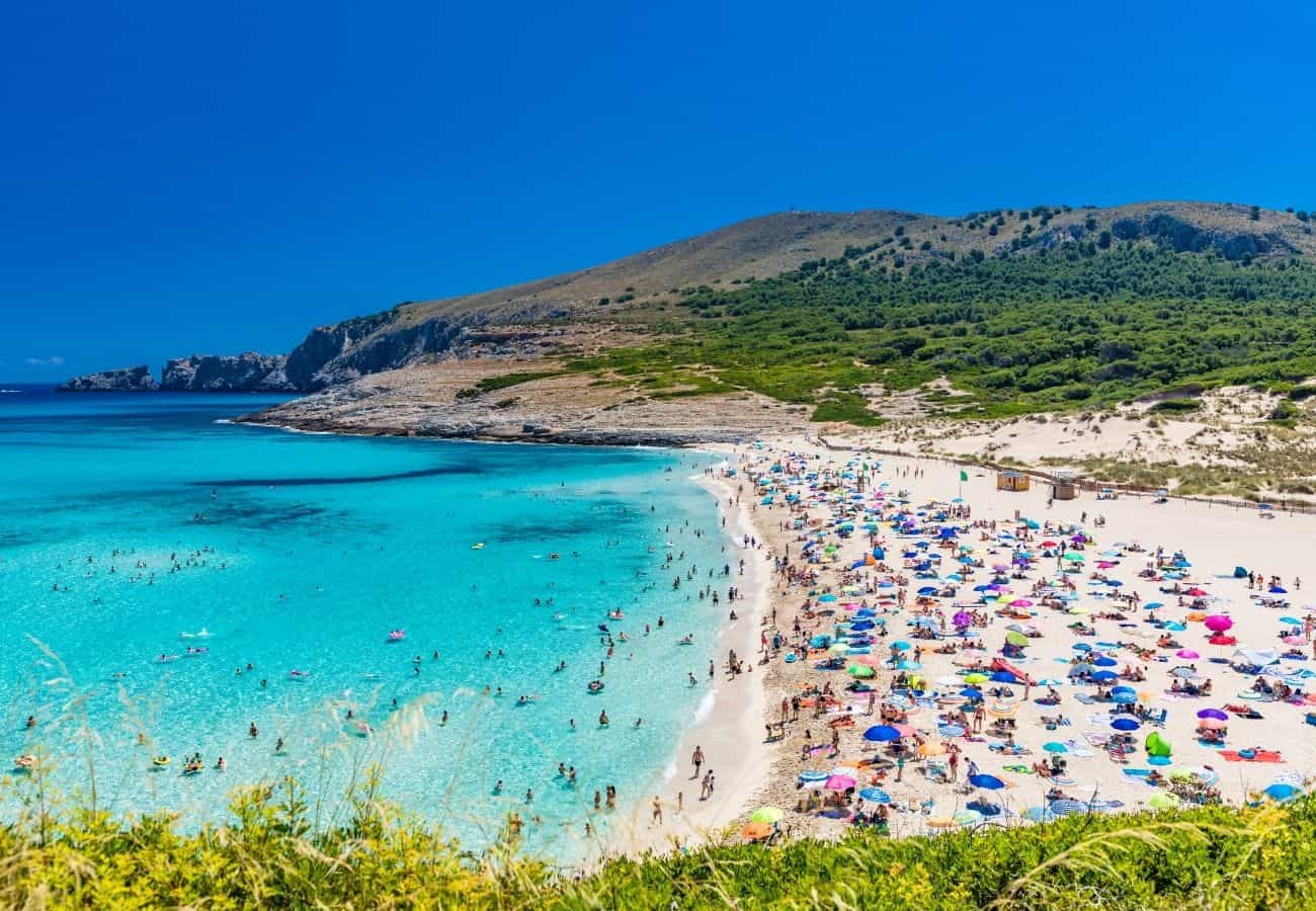 Cala Mesquida in Mallorca Spain