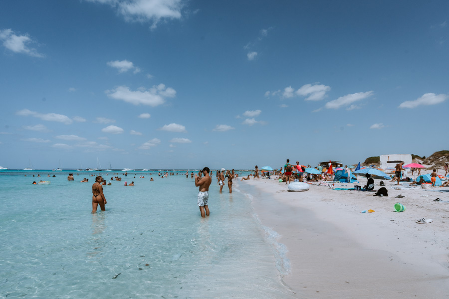 Es Trenc beach in Mallorca Spain