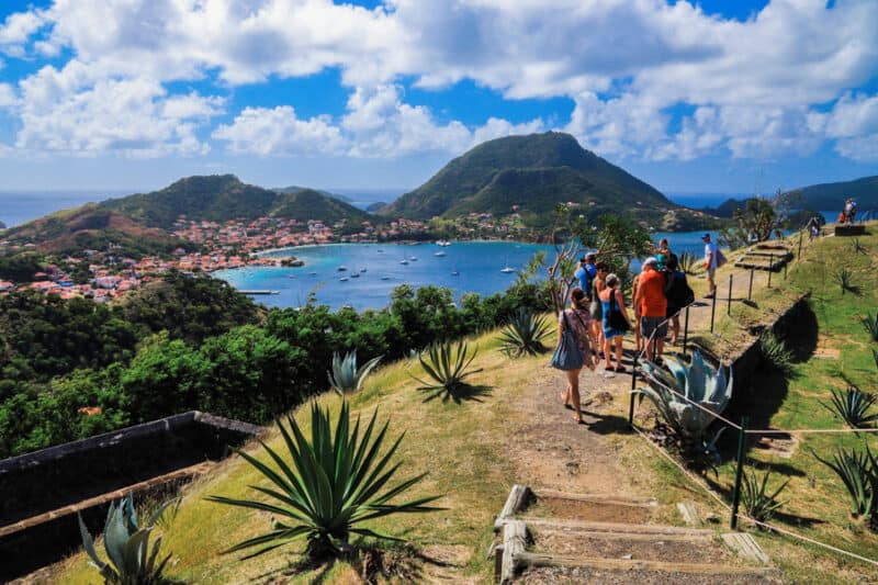 Amazing views of Les Saintes from Fort Napoleon.