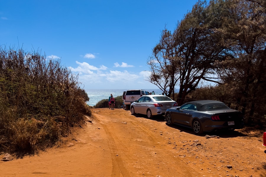 Gillin's beach parking