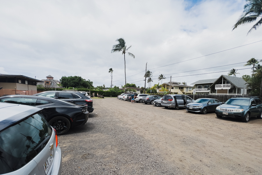 Hanalei Beach parking