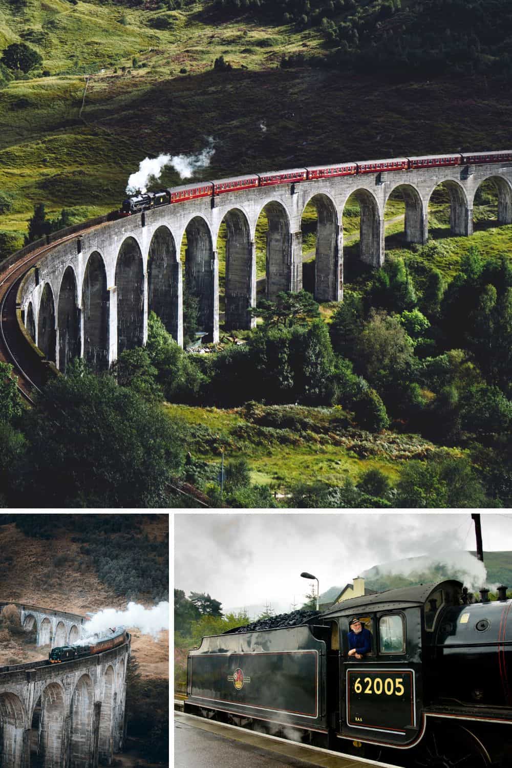 Hogwarts Express from Harry Potter films in Scotland