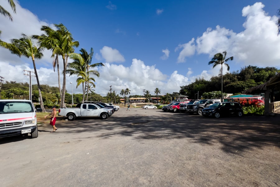 Kalapaki Beach parking