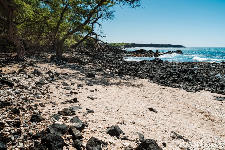 La perouse bay in south maui hawaii