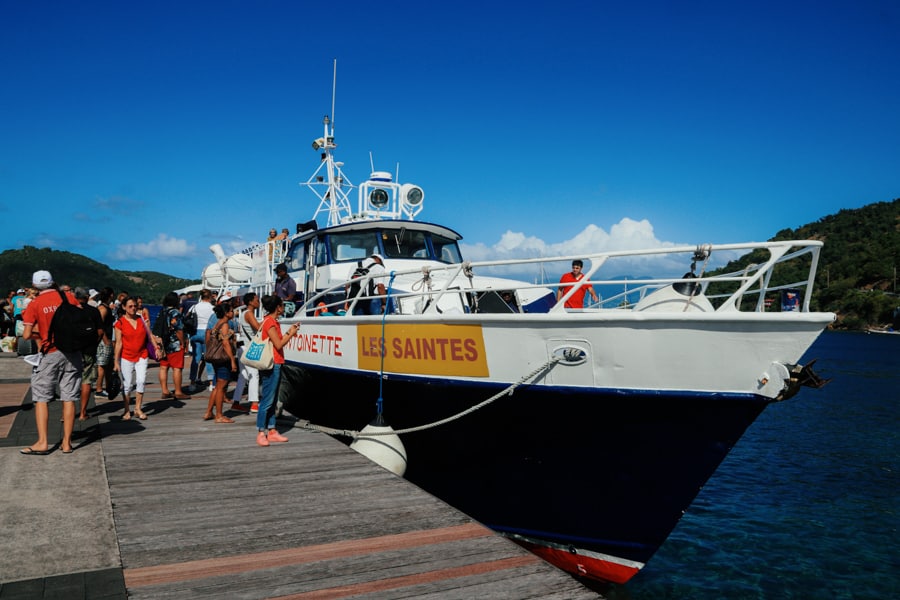 Ferry in Les Saintes, Guadeloupe