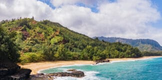 Lumahai beach Kauai Hawaii