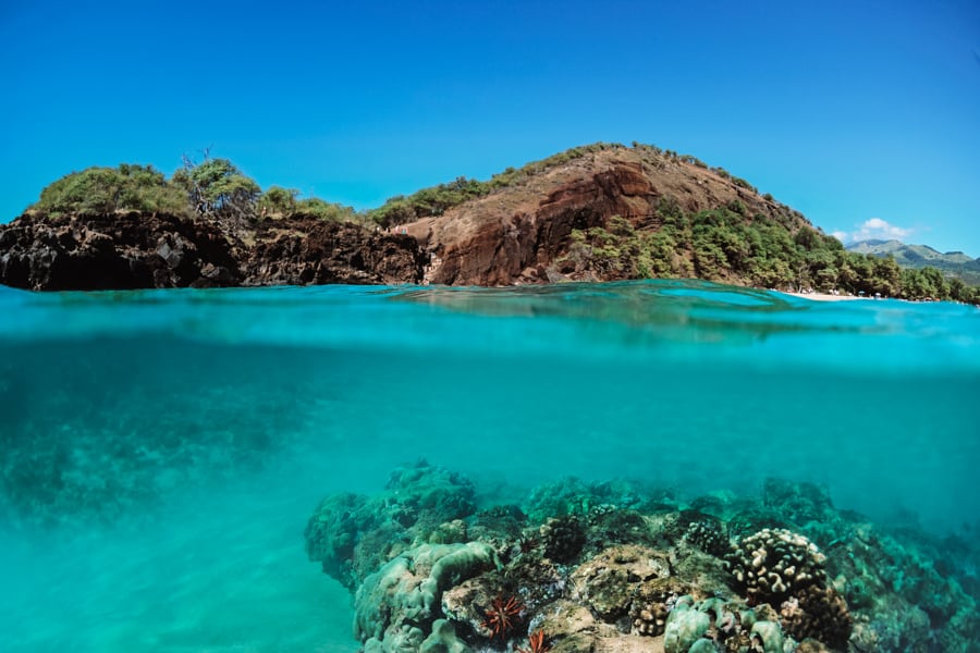 The reef at Makena State Park, Maui, Hawaii