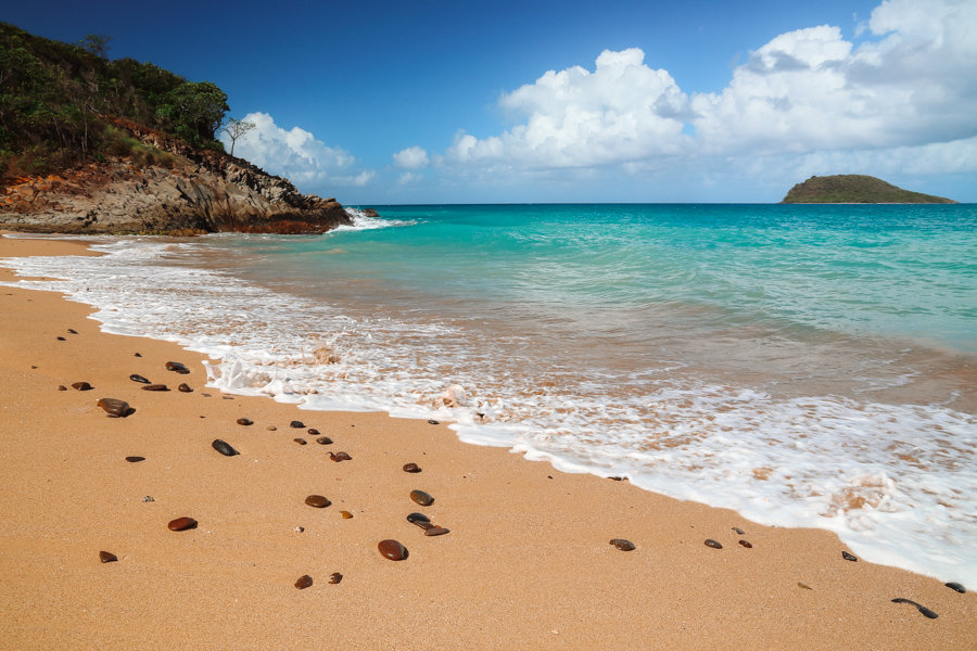 Plage de Tillet beach in Guadeloupe