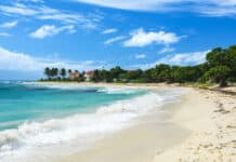 Plage des Raisins Clairs beach, Saint Francois Guadeloupe