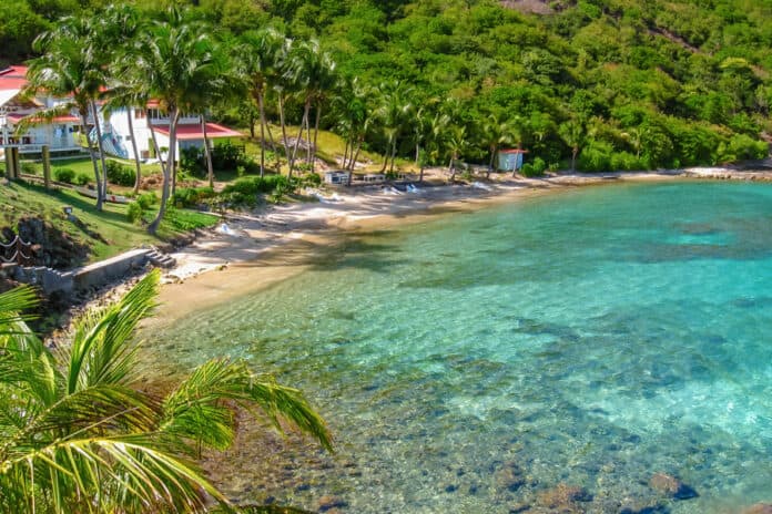 Plage du Pain de Sucre Les saintes island Guadeloupe