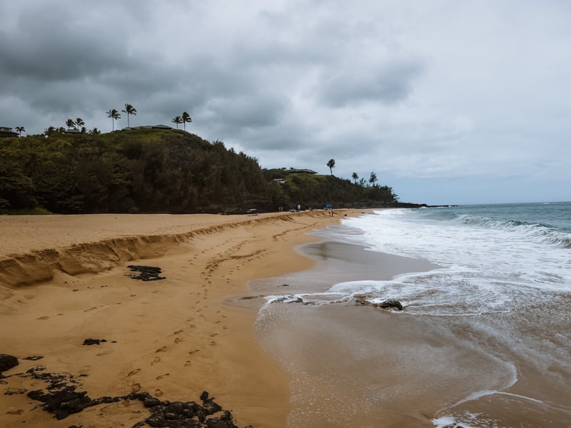 Kauapea beach Kauai