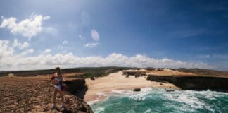 Boca Prins Beach in Arikok National Park Aruba.