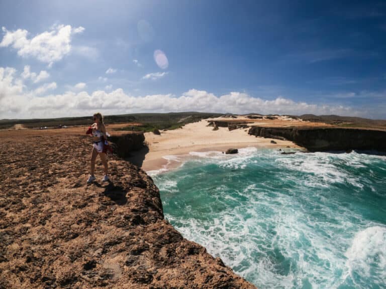 Boca Prins Beach in Arikok National Park Aruba.