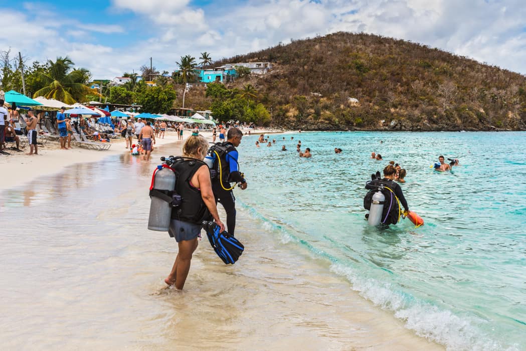 Coki Beach snorkeling, St. Thomas, U.S. Virgin Islands (USVI)