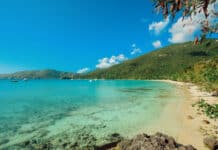 Brewers Bay Beach in St. Thomas, U.S. Virgin Islands.