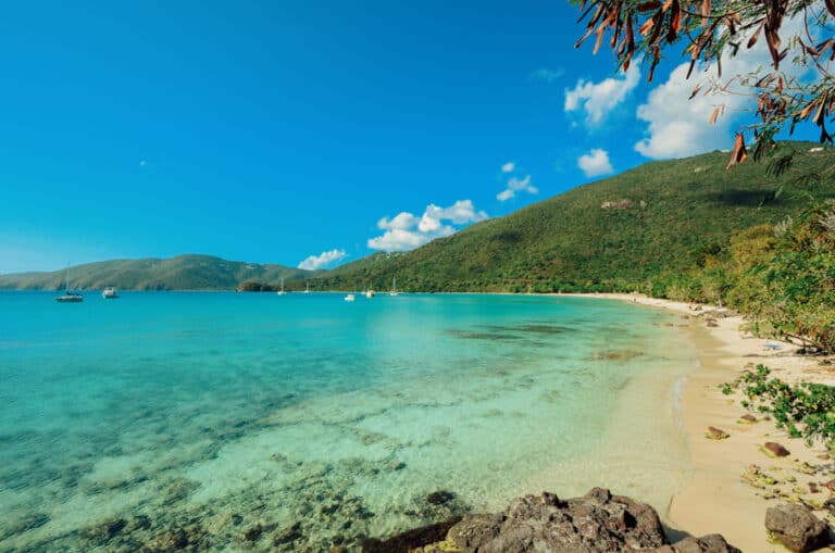 Brewers Bay Beach in St. Thomas, U.S. Virgin Islands.