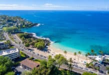 Magic Sands Beach Park on the Big Island of Hawaii