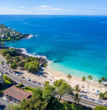 Magic Sands Beach Park on the Big Island of Hawaii