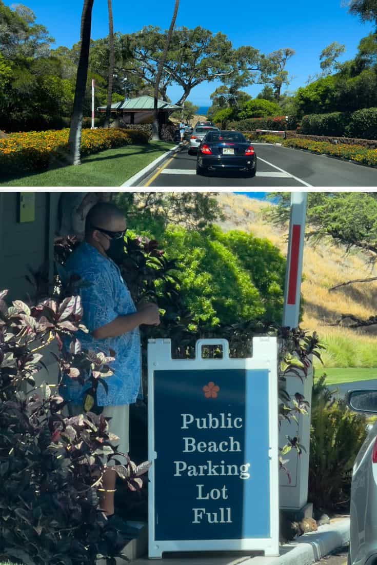 Mauna Kea Beach entrance