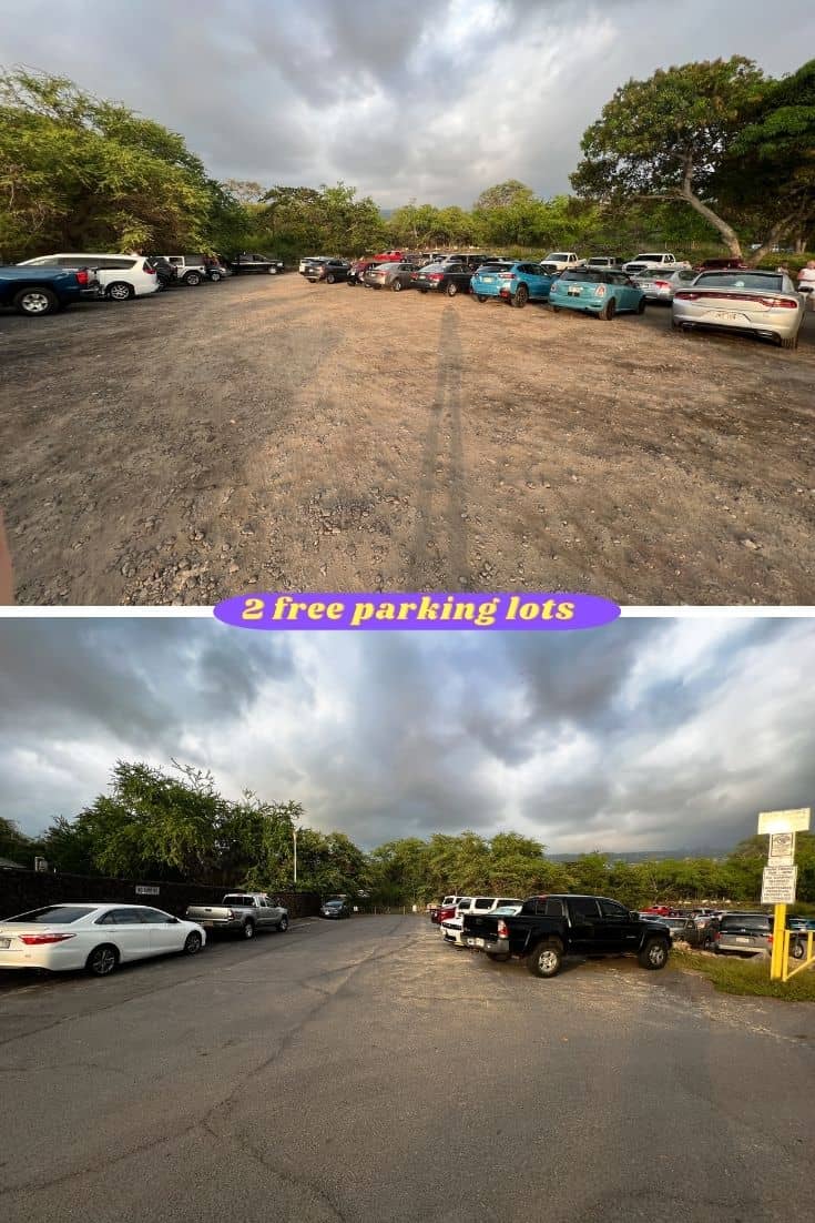 Pahoehoe Beach Park parking