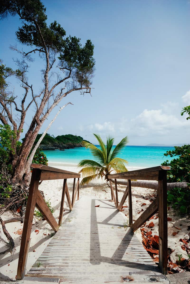 Entrance to Trunk Bay