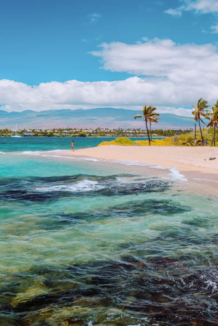 Waikoloa Beach on the Big Island of Hawaii.