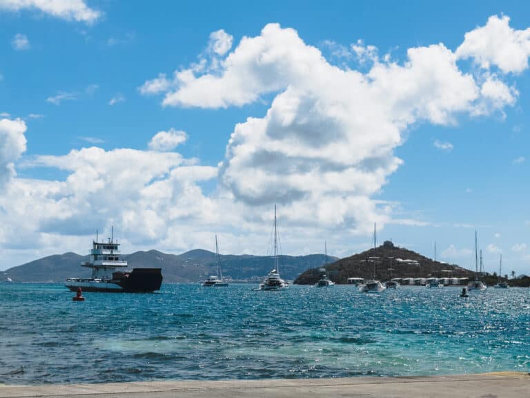 Red hook car ferry in St. Thomas