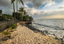 Honl's Beach on the Big Island Hawaii