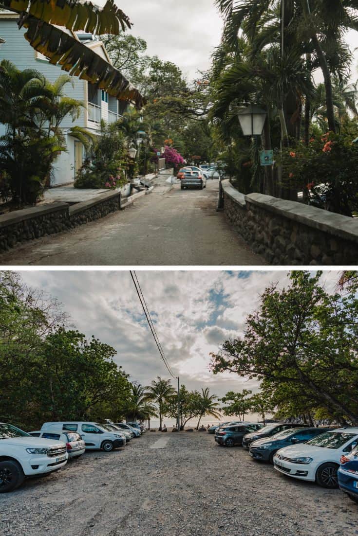 Plage de Petite Anse parking