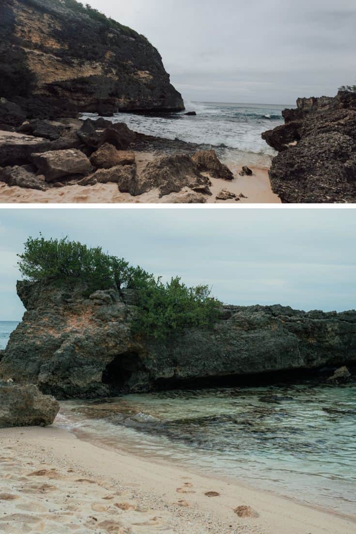 Trou a man Loui beach Guadeloupe