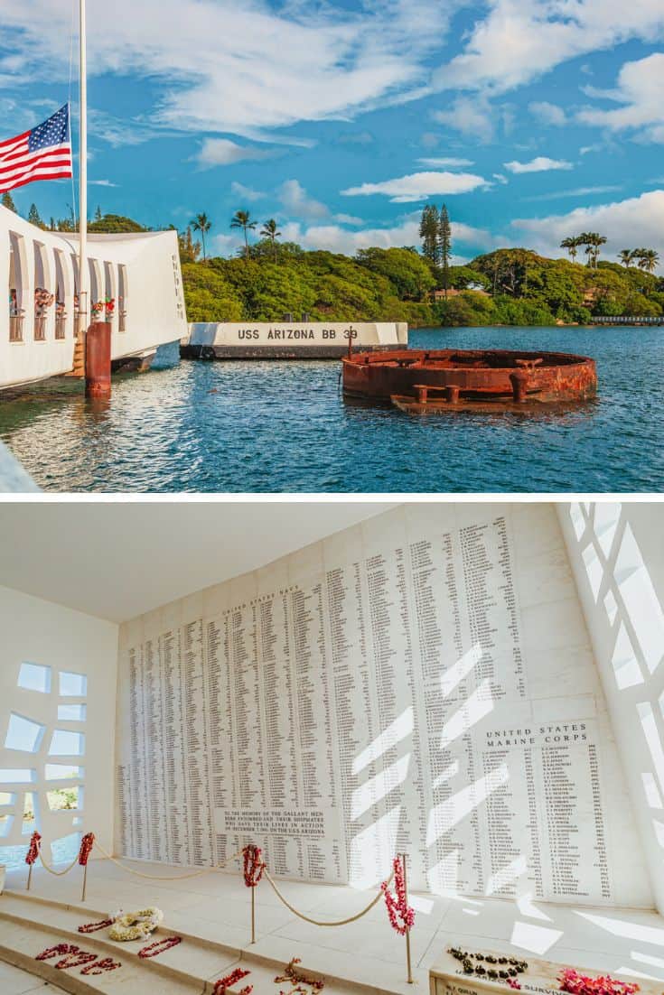 USS Arizona Memorial at Pearl Harbor