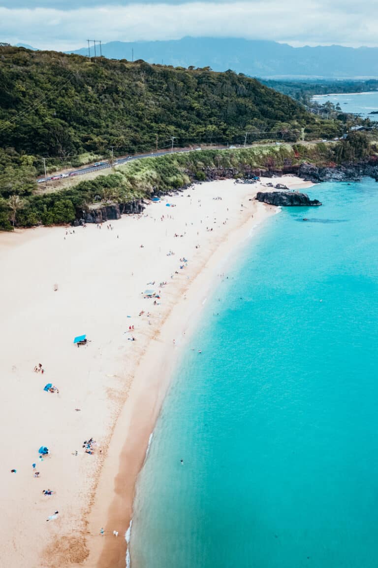 Waimea Bay Beach Park on the North Shore of Oahu, Hawaii