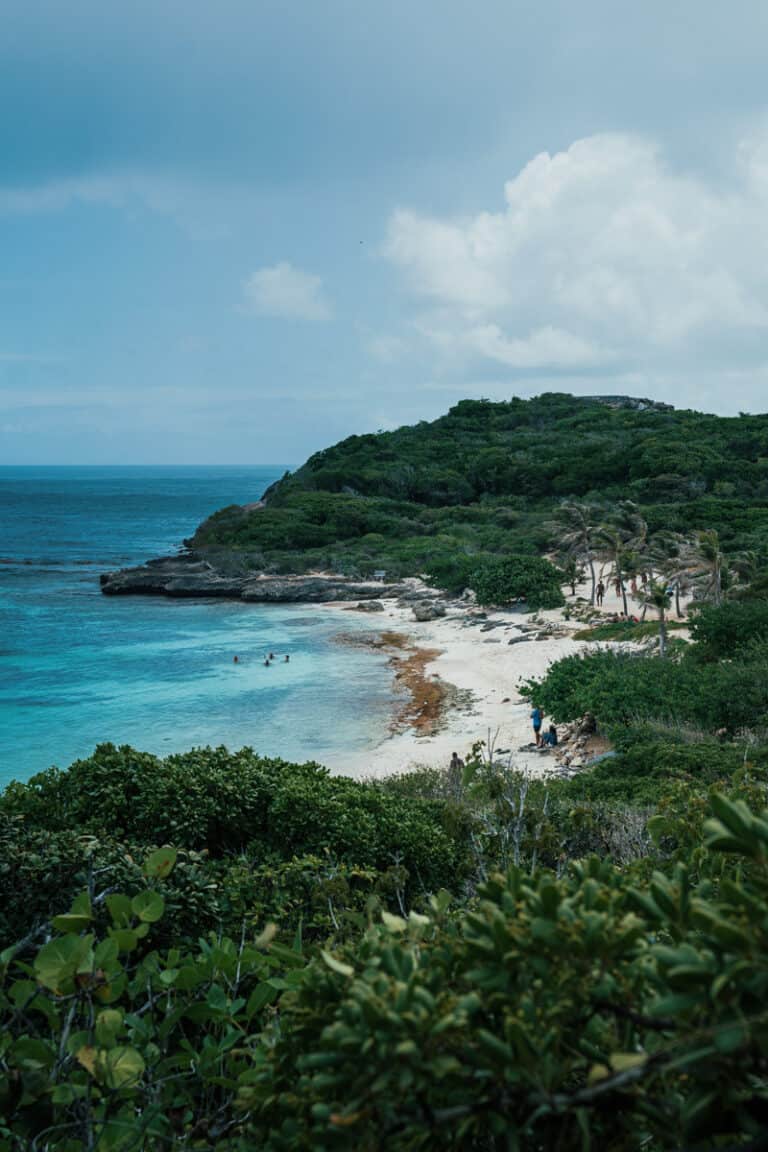 Anse Tarare nude beach in Guadeloupe