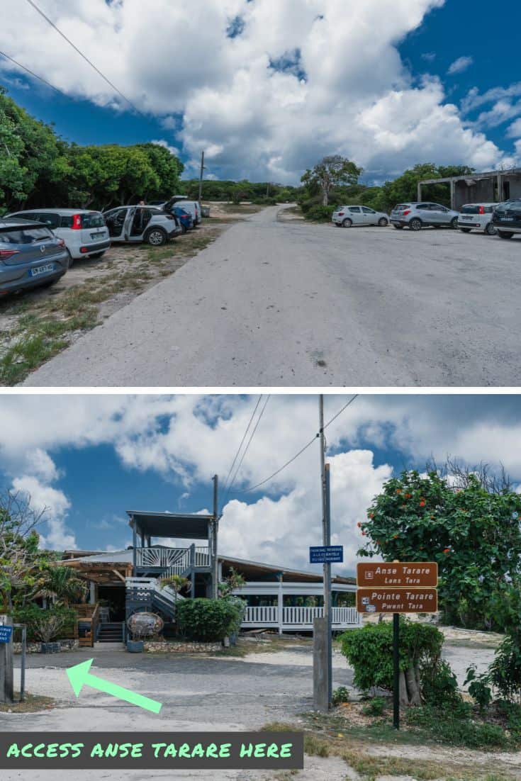 Anse Tarare parking