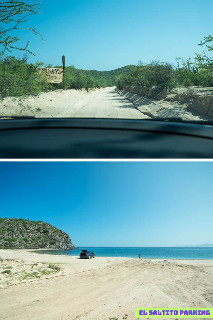 Playa El Saltito parking 