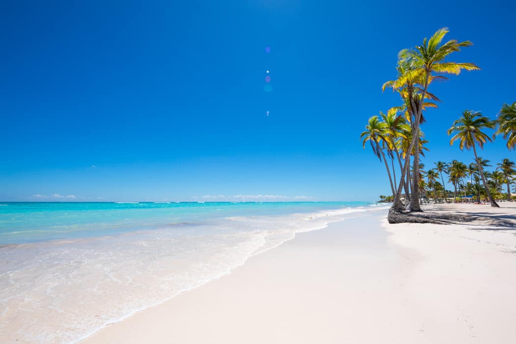 Juanillo beach in the Dominican republic