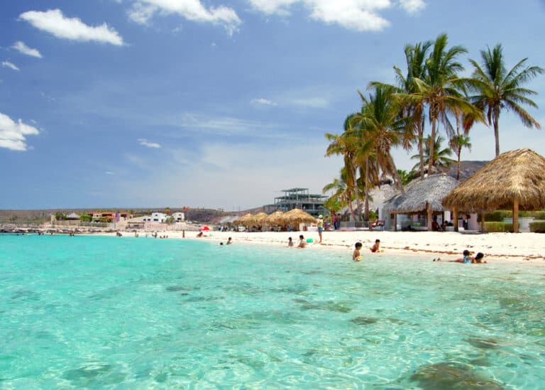 Playa El Caimancito Beach in La Paz, Mexico