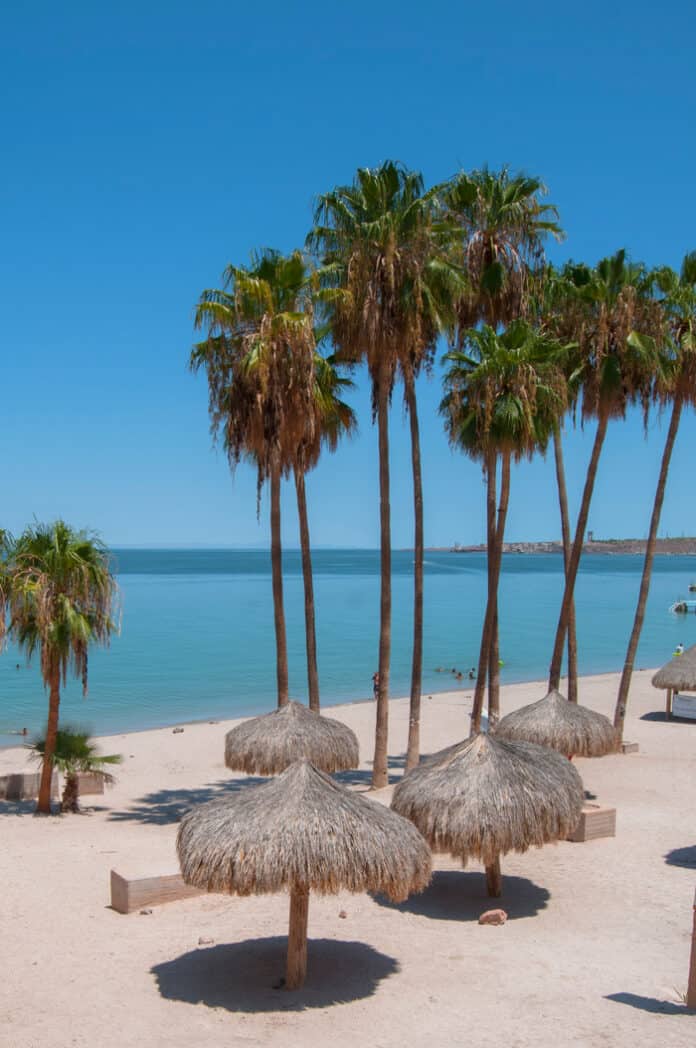 El Coromuel Beach, La Paz Baja California Sur. Mexico