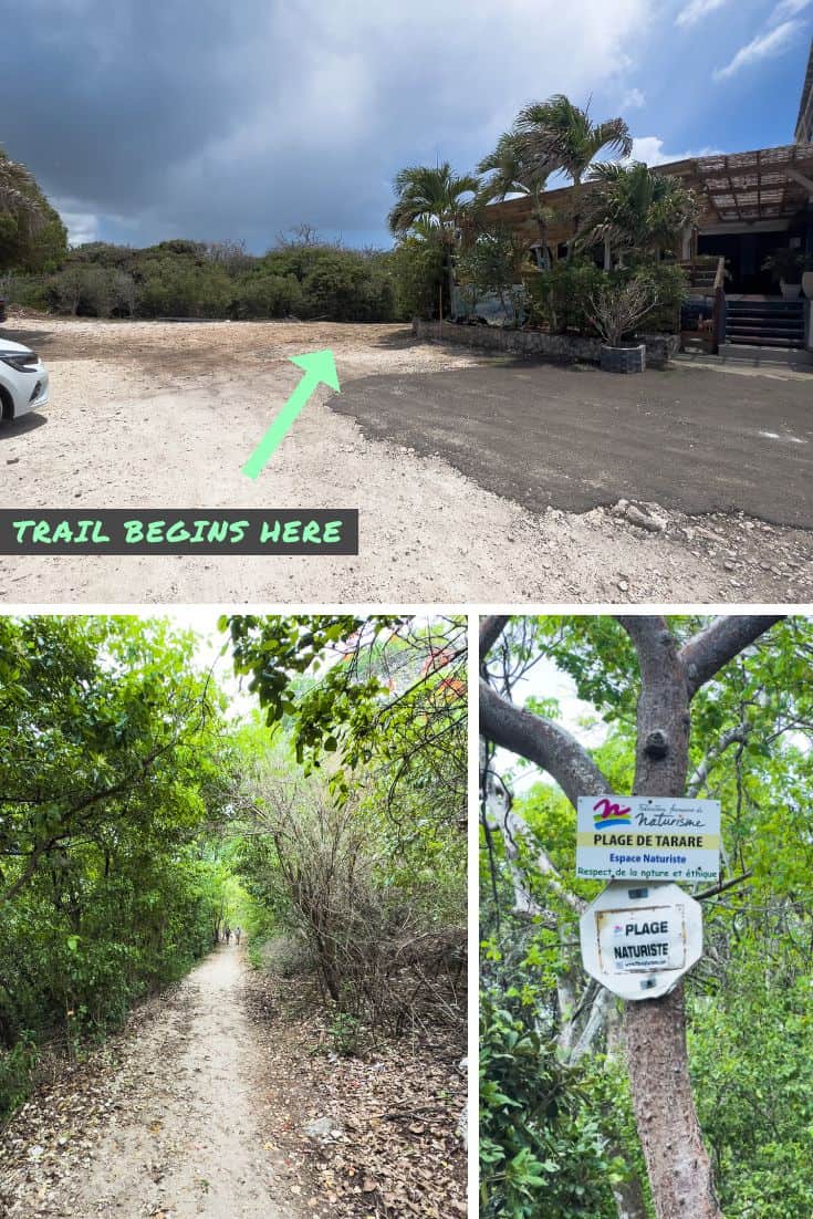Pointe Tarare Plage Naturiste trail