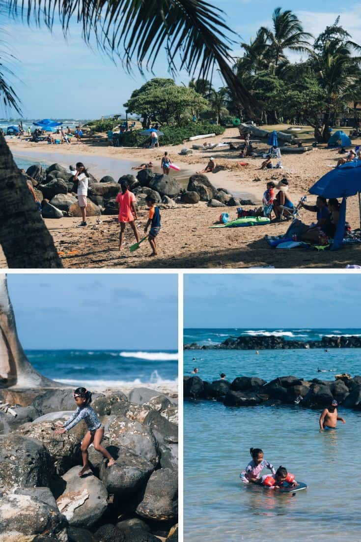 Lydgate beach park Kauai Hawaii