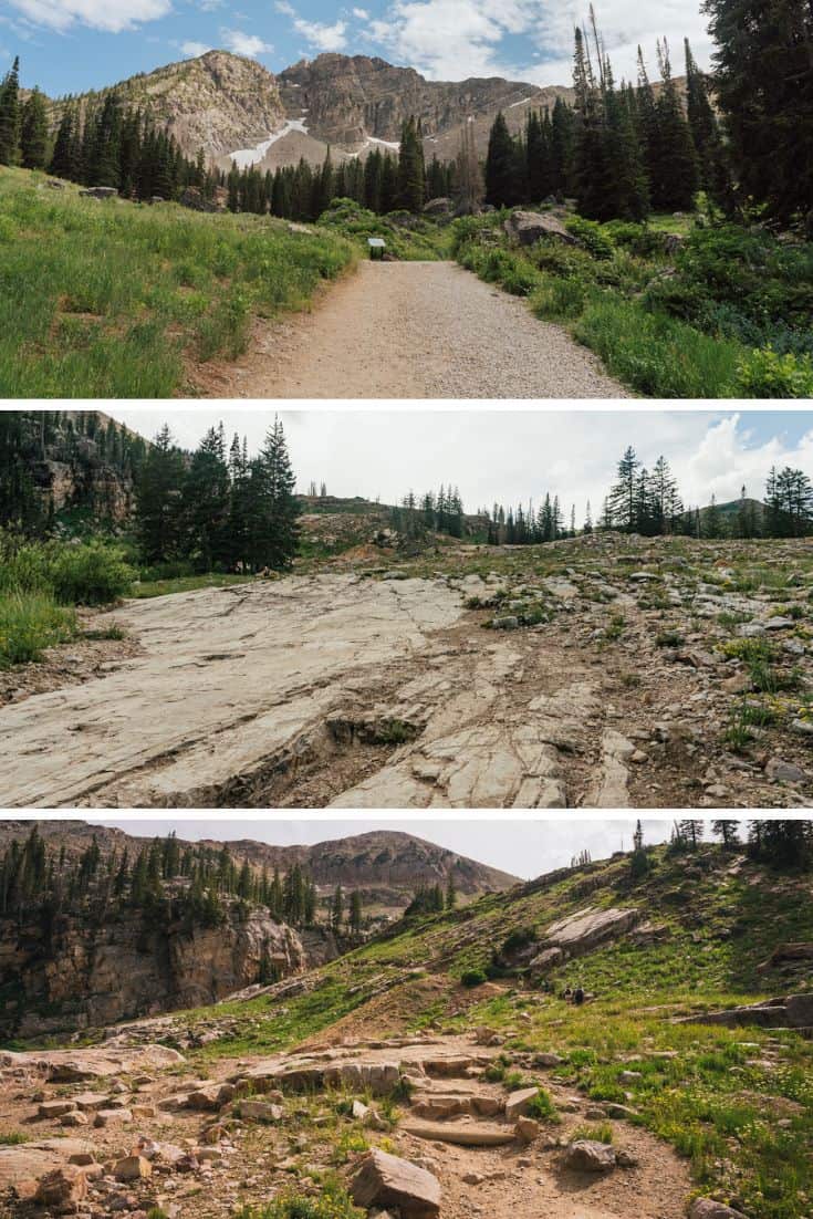 Cecret Lake Trail Terrain