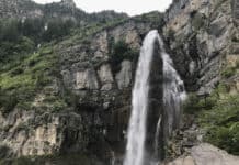 Stewart Falls Utah waterfall hike
