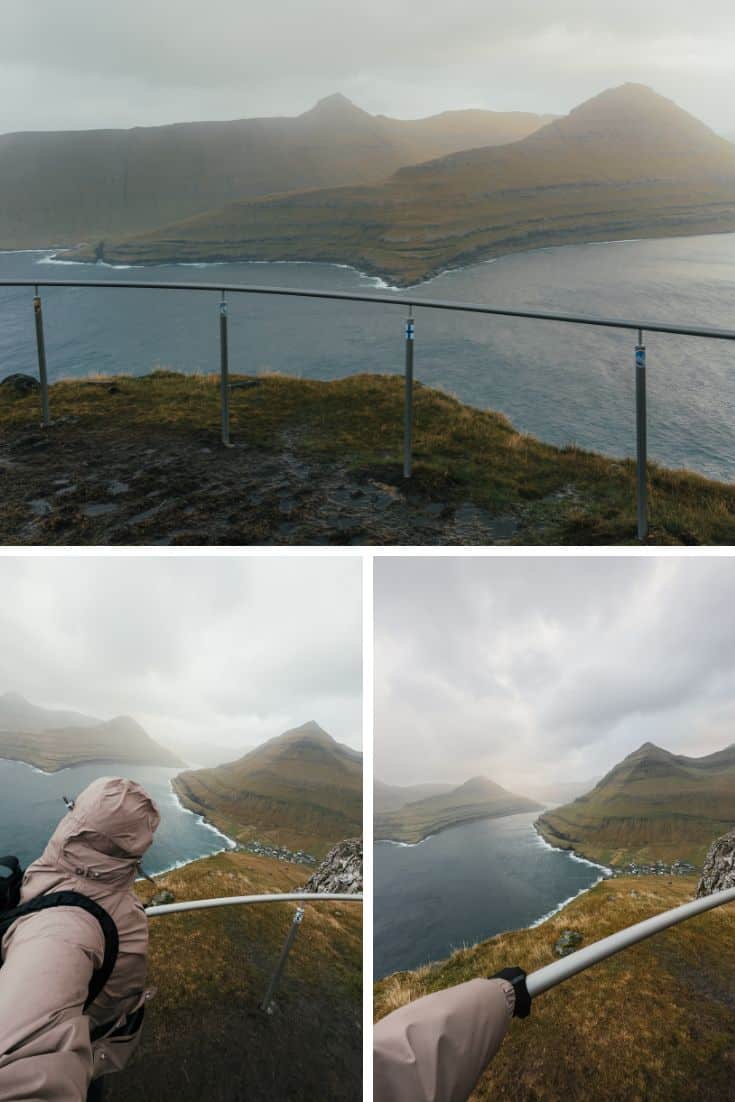 Hvíthamar ridge viewpoint Faroe Islands