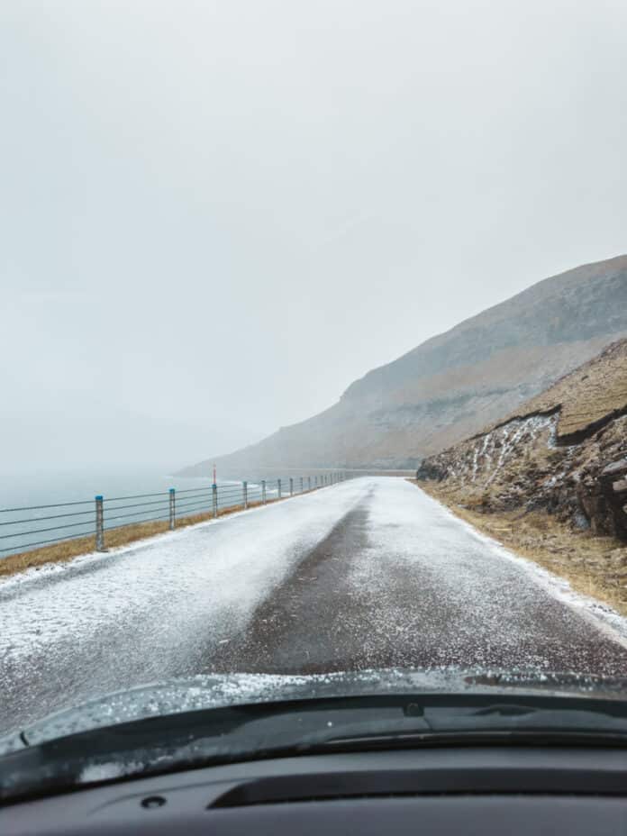 driving in the Faroe Islands