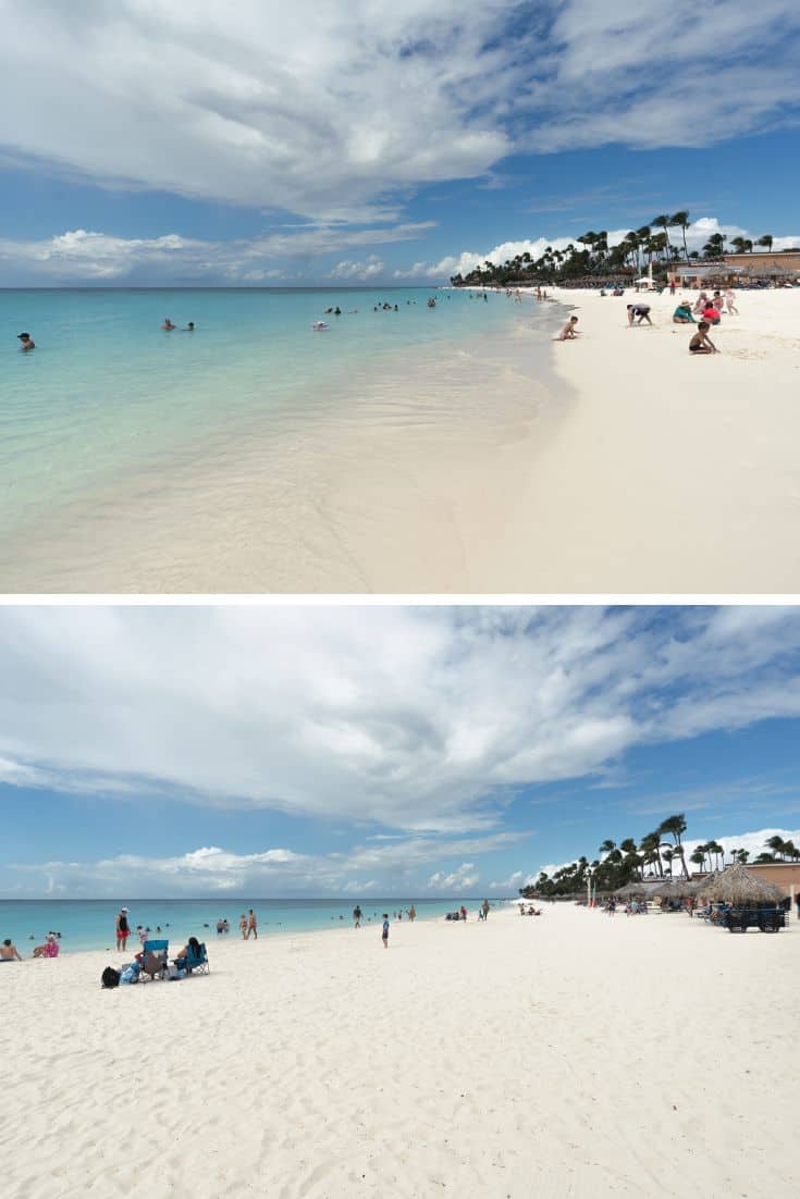 Divi Beach turquoise water Aruba