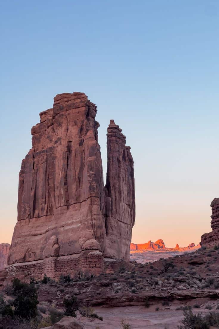 The Organ Rock Formation Arches