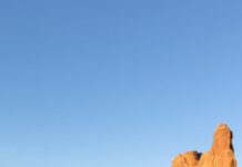 Park Avenue Viewpoint in Arches National Park