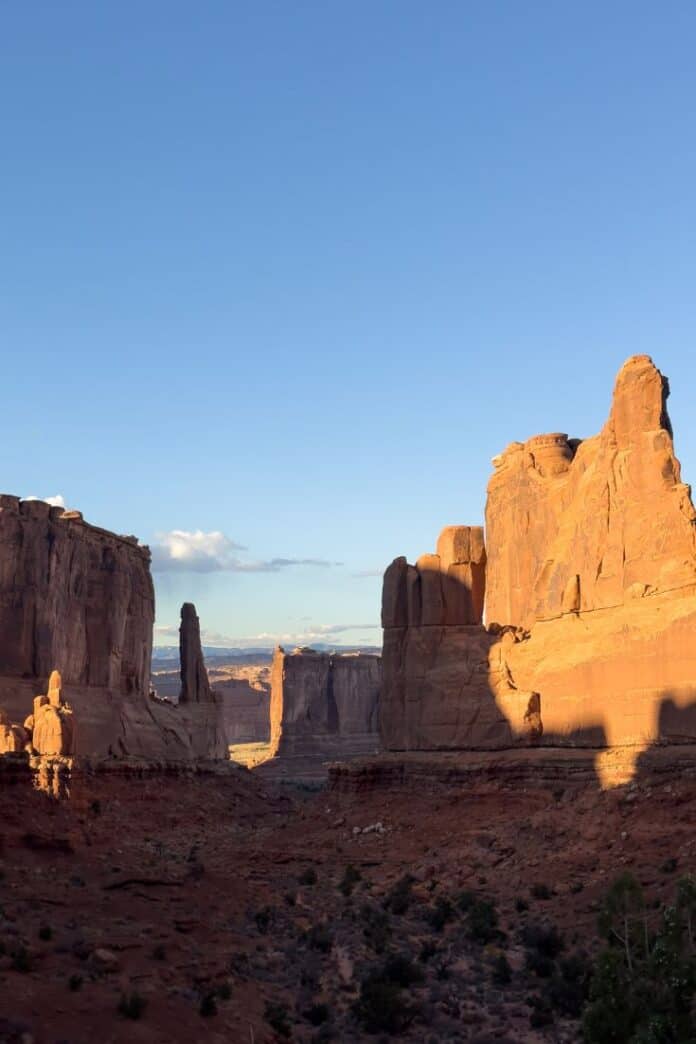 Park Avenue Viewpoint in Arches National Park