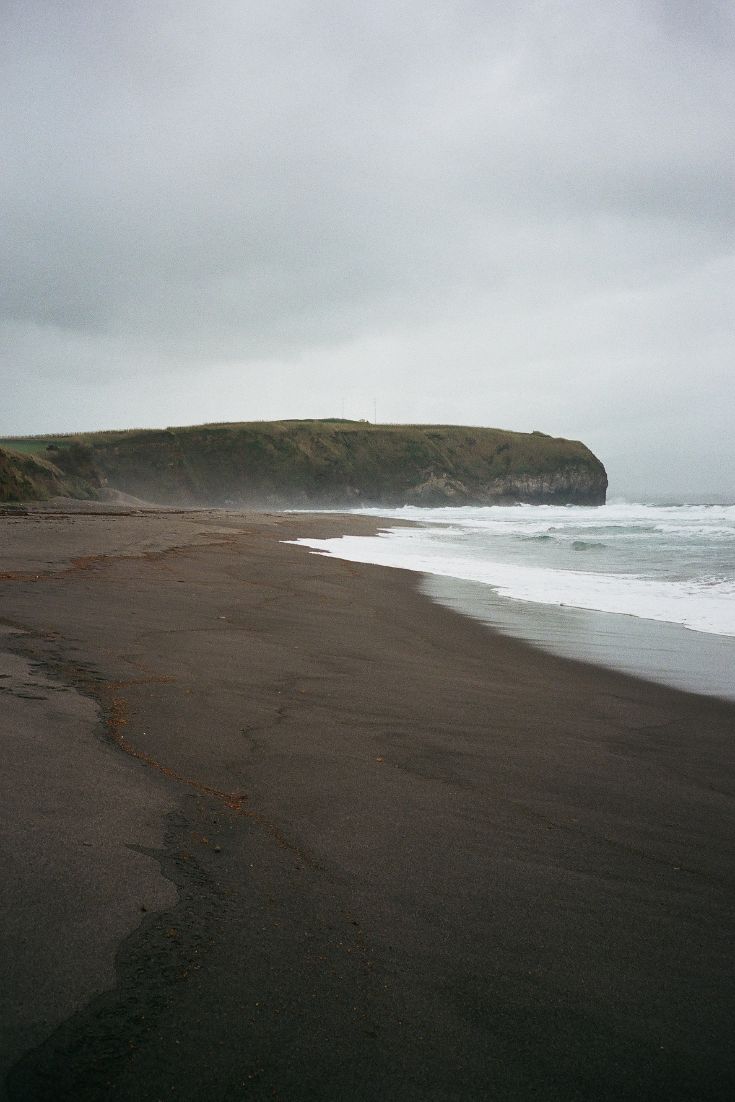 Praia do Areal de Santa Bárbara beach in the Azores